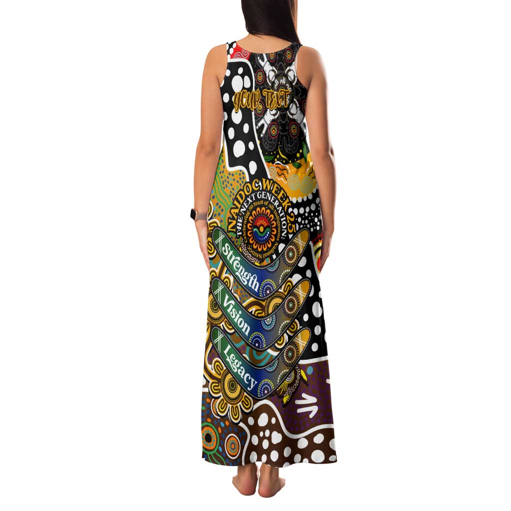 Personalised Hawks AFL Celebrating 50 Years of Naidoc Tank Maxi Dress NAIDOC Week 2025 Aboriginal