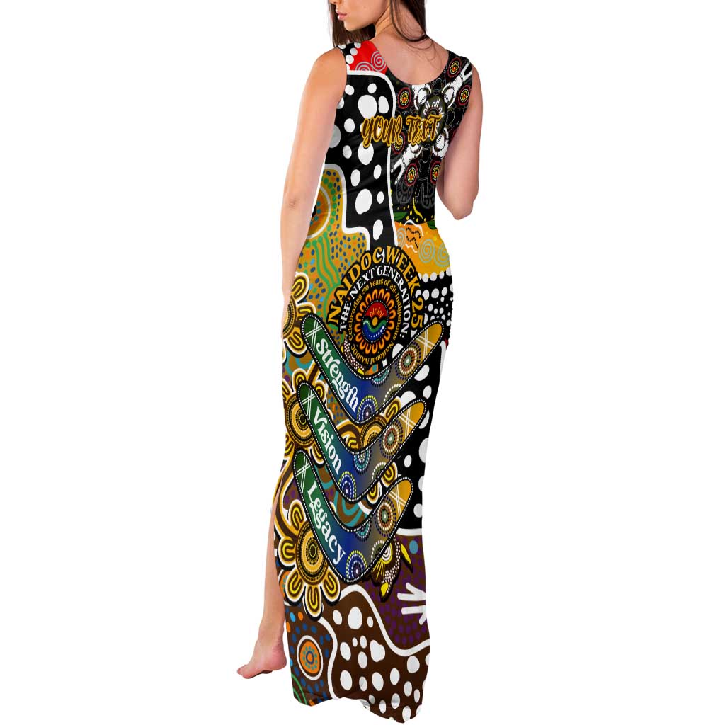Personalised Hawks AFL Celebrating 50 Years of Naidoc Tank Maxi Dress NAIDOC Week 2025 Aboriginal