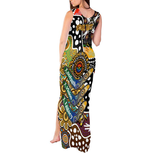 Personalised Hawks AFL Celebrating 50 Years of Naidoc Tank Maxi Dress NAIDOC Week 2025 Aboriginal
