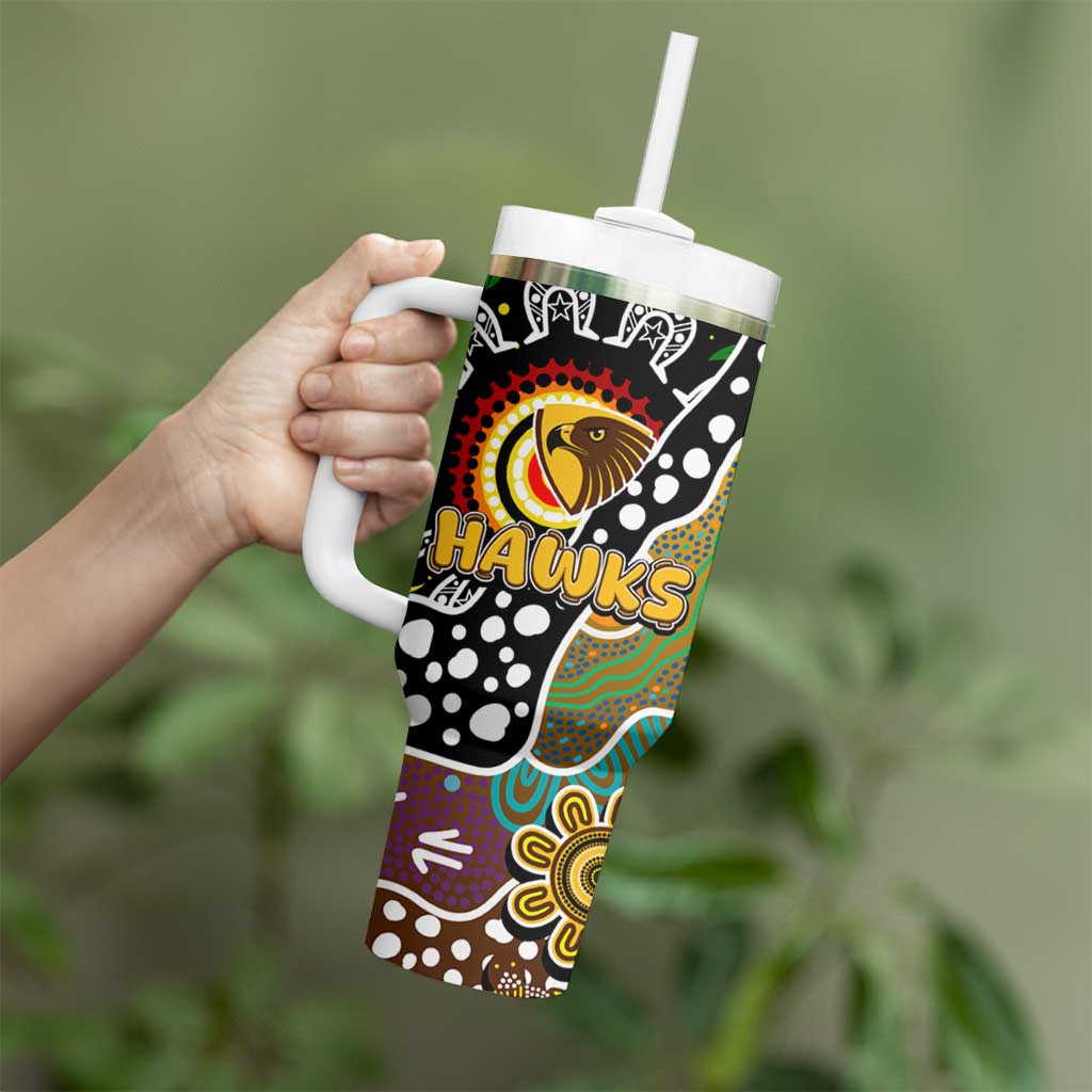 Hawks AFL Celebrating 50 Years of Naidoc Tumbler With Handle NAIDOC Week 2025 Aboriginal