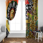Hawks AFL Celebrating 50 Years of Naidoc Window Curtain NAIDOC Week 2025 Aboriginal