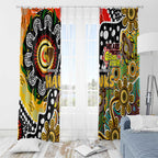 Hawks AFL Celebrating 50 Years of Naidoc Window Curtain NAIDOC Week 2025 Aboriginal