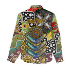 Personalised Hawks AFL Celebrating 50 Years of Naidoc Women Casual Shirt NAIDOC Week 2025 Aboriginal