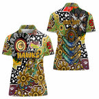Personalised Hawks AFL Celebrating 50 Years of Naidoc Women Polo Shirt NAIDOC Week 2025 Aboriginal