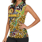 Personalised Hawks AFL Celebrating 50 Years of Naidoc Women Sleeveless Polo Shirt NAIDOC Week 2025 Aboriginal