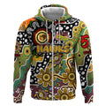 Personalised Hawks AFL Celebrating 50 Years of Naidoc Zip Hoodie NAIDOC Week 2025 Aboriginal