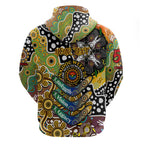 Personalised Hawks AFL Celebrating 50 Years of Naidoc Zip Hoodie NAIDOC Week 2025 Aboriginal