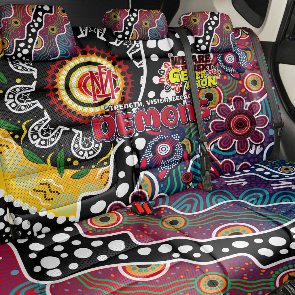 Demons AFL Celebrating 50 Years of Naidoc Back Car Seat Cover NAIDOC Week 2025 Aboriginal