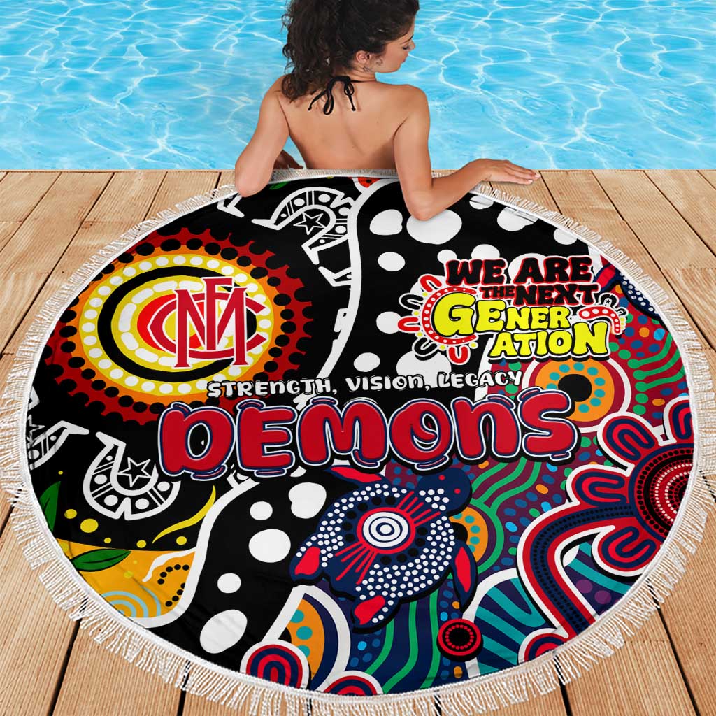 Demons AFL Celebrating 50 Years of Naidoc Beach Blanket NAIDOC Week 2025 Aboriginal