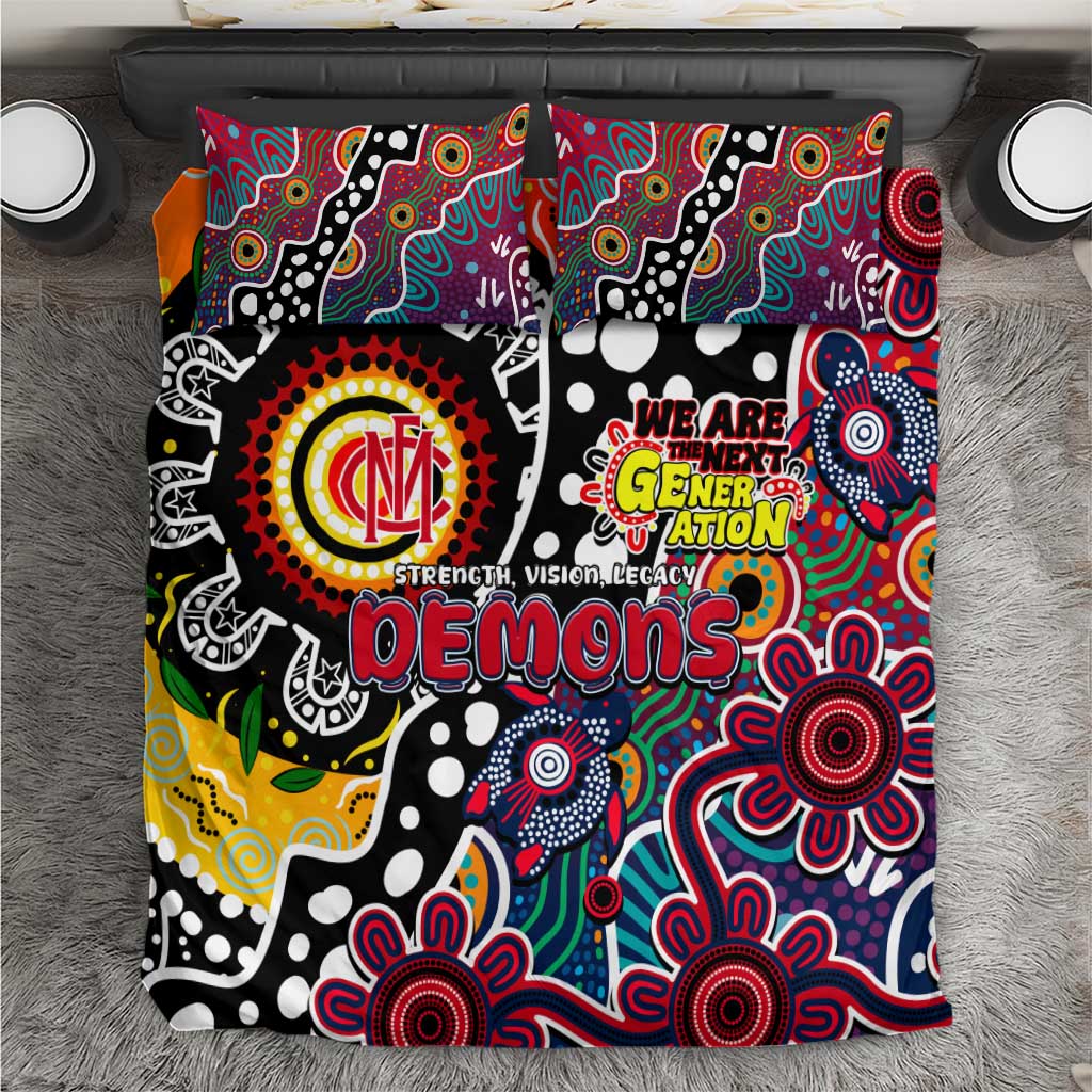 Demons AFL Celebrating 50 Years of Naidoc Bedding Set NAIDOC Week 2025 Aboriginal