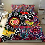 Demons AFL Celebrating 50 Years of Naidoc Bedding Set NAIDOC Week 2025 Aboriginal
