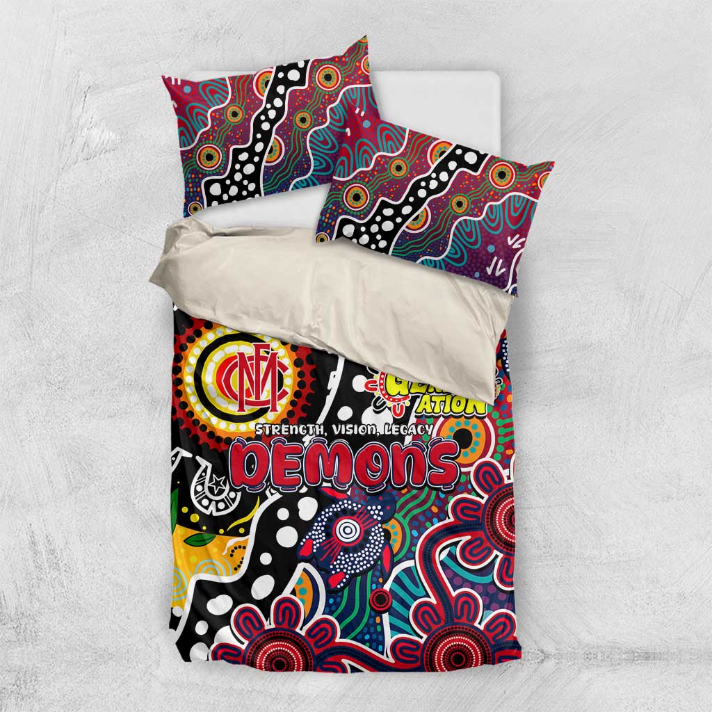 Demons AFL Celebrating 50 Years of Naidoc Bedding Set NAIDOC Week 2025 Aboriginal