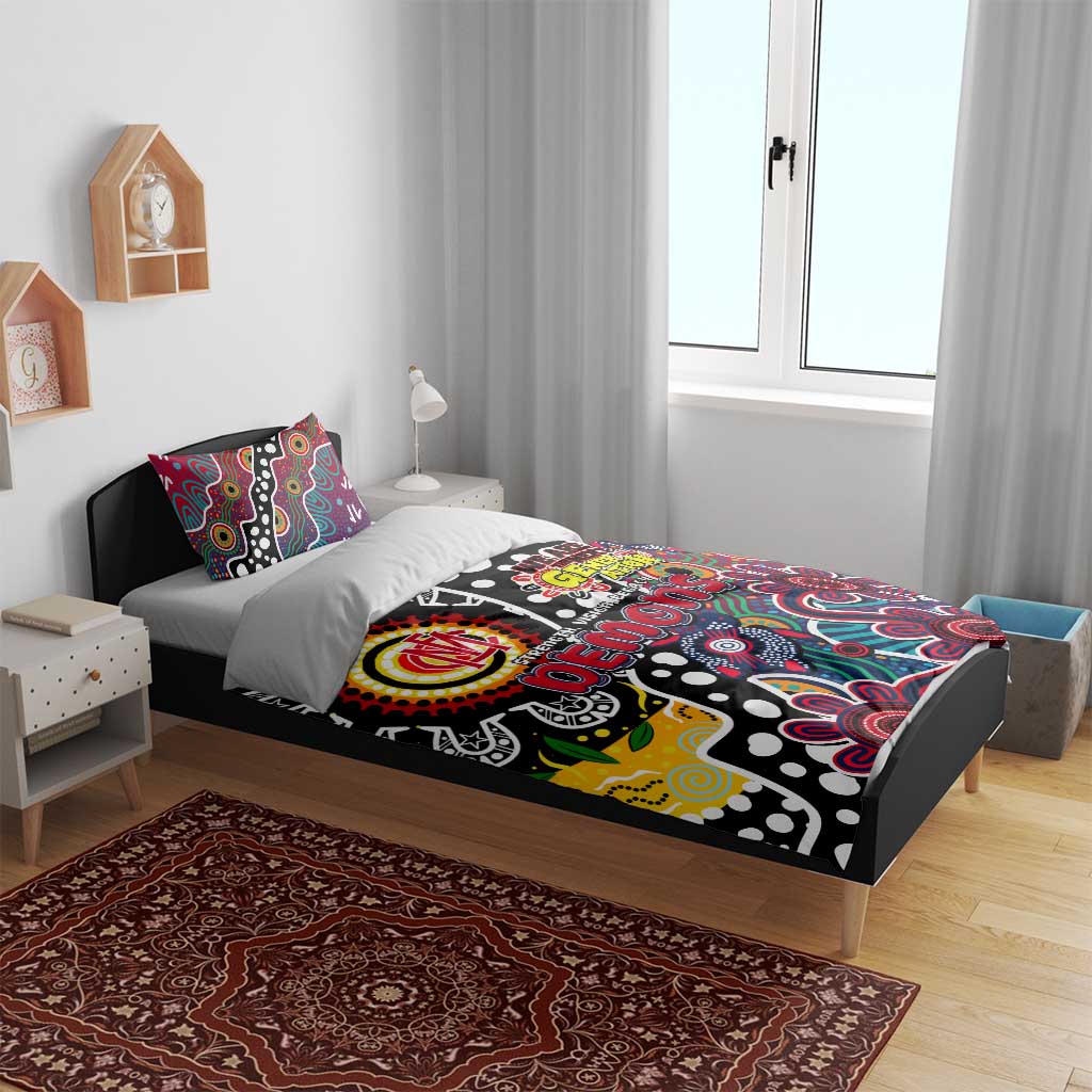Demons AFL Celebrating 50 Years of Naidoc Bedding Set NAIDOC Week 2025 Aboriginal