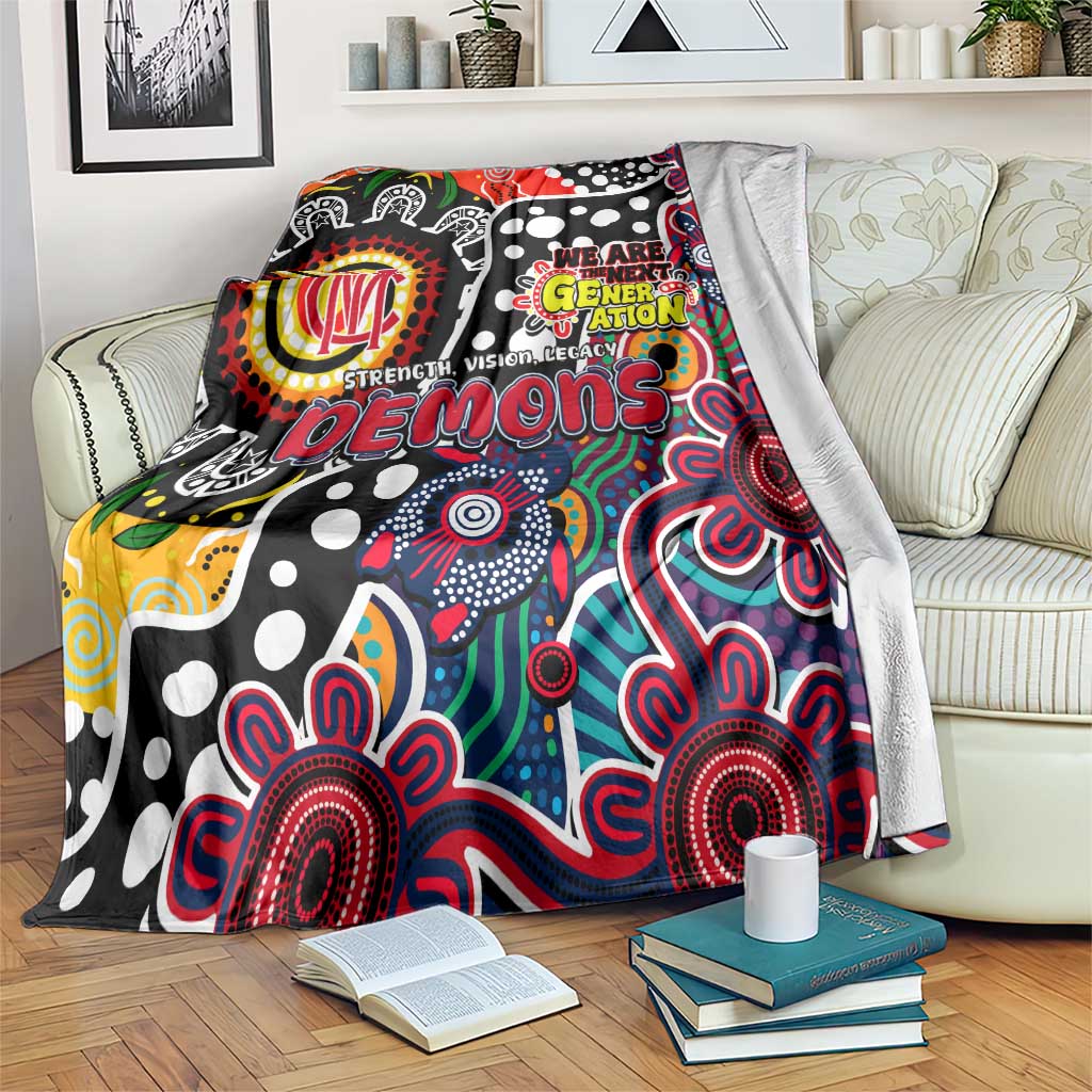 Demons AFL Celebrating 50 Years of Naidoc Blanket NAIDOC Week 2025 Aboriginal