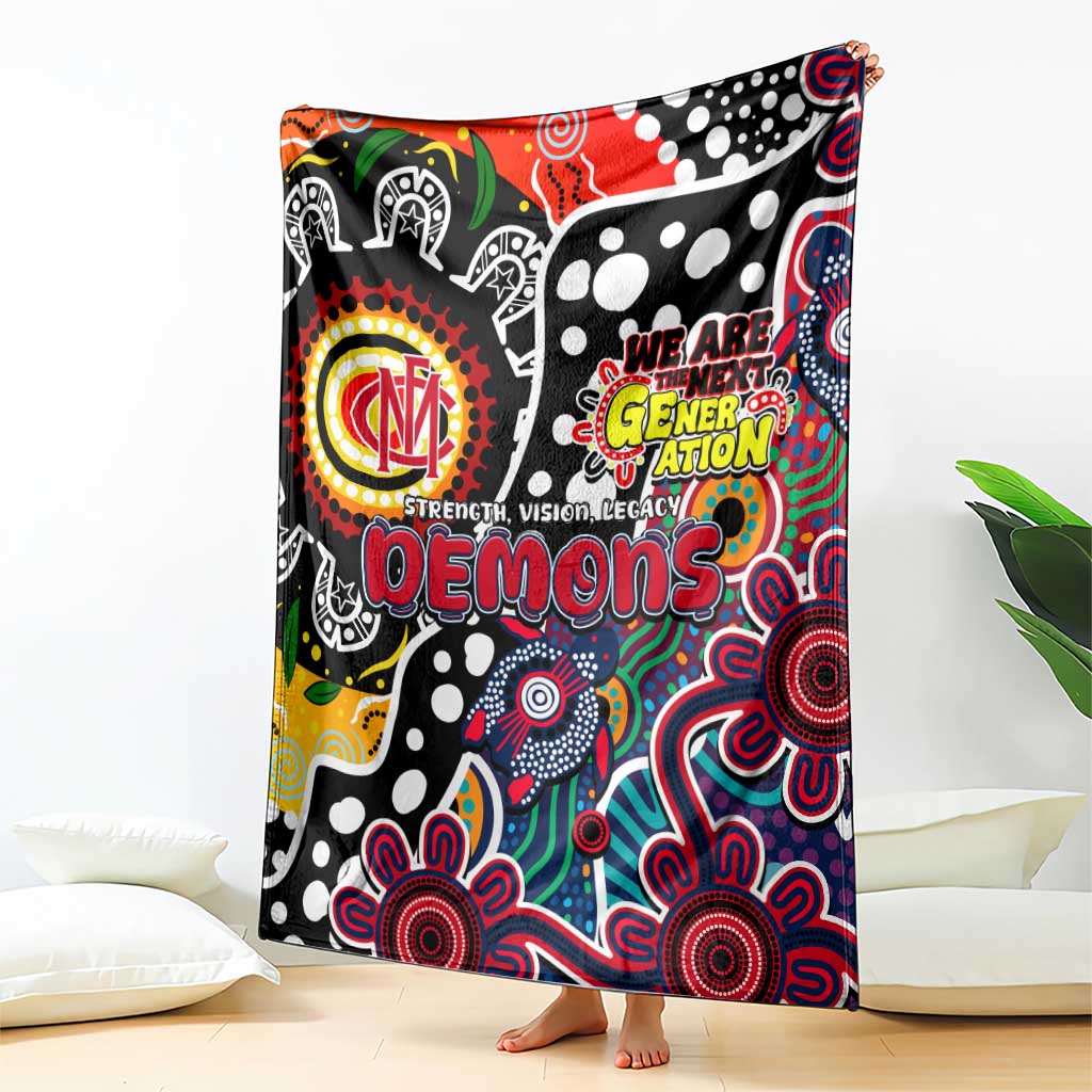 Demons AFL Celebrating 50 Years of Naidoc Blanket NAIDOC Week 2025 Aboriginal