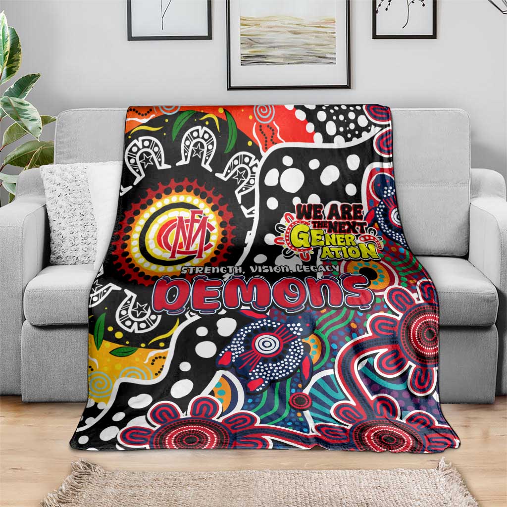 Demons AFL Celebrating 50 Years of Naidoc Blanket NAIDOC Week 2025 Aboriginal