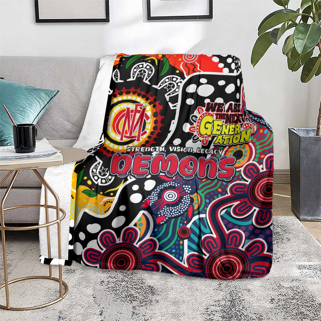 Demons AFL Celebrating 50 Years of Naidoc Blanket NAIDOC Week 2025 Aboriginal