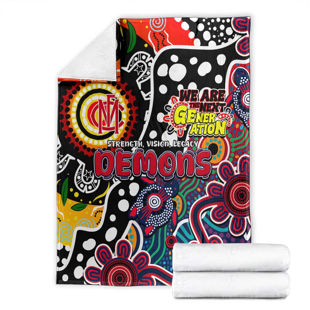 Demons AFL Celebrating 50 Years of Naidoc Blanket NAIDOC Week 2025 Aboriginal