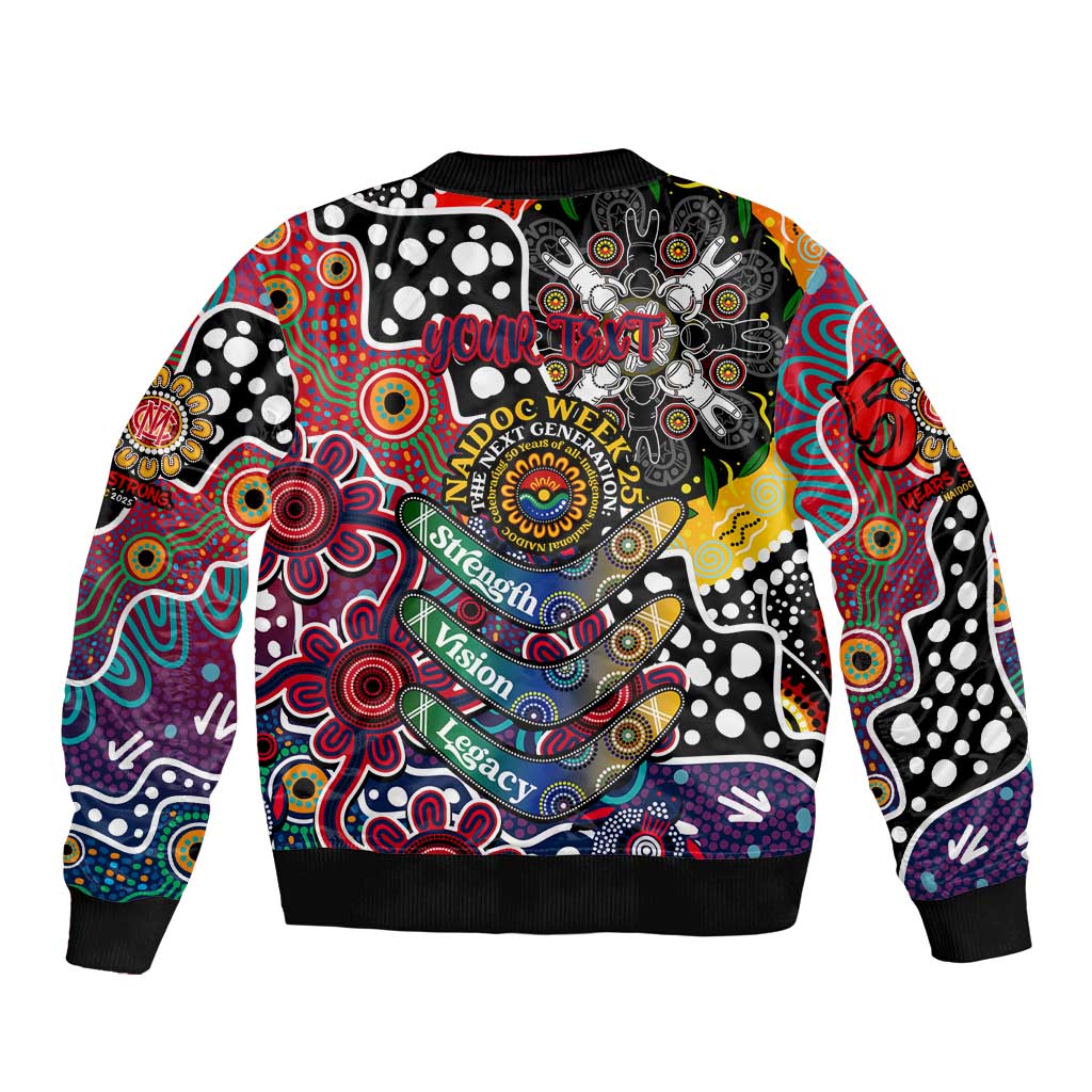 Personalised Demons AFL Celebrating 50 Years of Naidoc Bomber Jacket NAIDOC Week 2025 Aboriginal