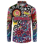 Personalised Demons AFL Celebrating 50 Years of Naidoc Button Sweatshirt NAIDOC Week 2025 Aboriginal
