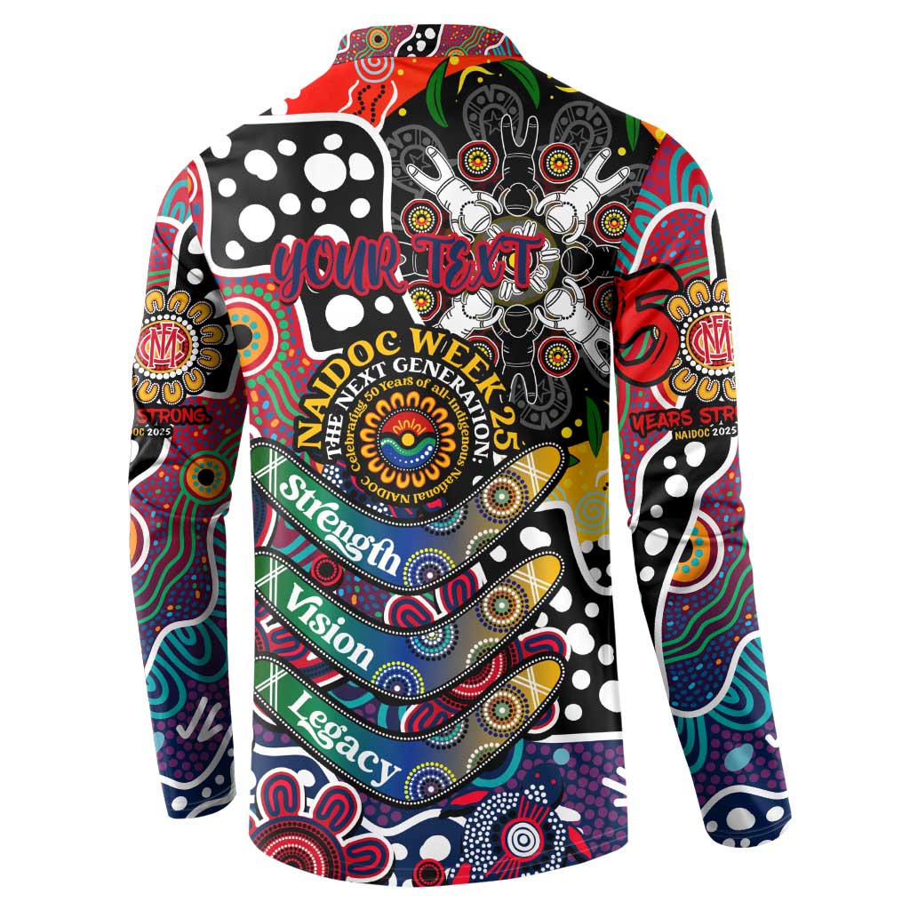 Personalised Demons AFL Celebrating 50 Years of Naidoc Button Sweatshirt NAIDOC Week 2025 Aboriginal