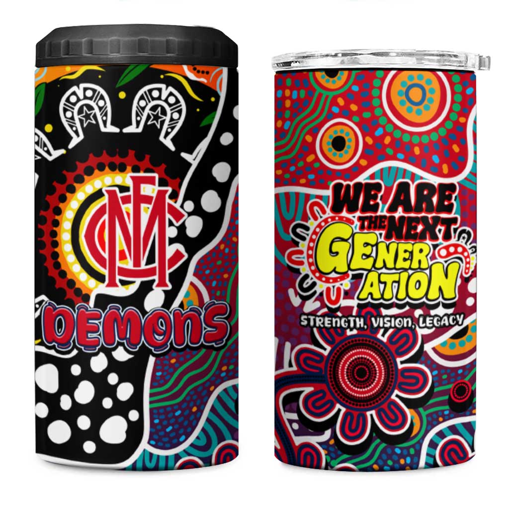 Demons AFL Celebrating 50 Years of Naidoc 4 in 1 Can Cooler Tumbler NAIDOC Week 2025 Aboriginal