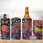 Demons AFL Celebrating 50 Years of Naidoc 4 in 1 Can Cooler Tumbler NAIDOC Week 2025 Aboriginal