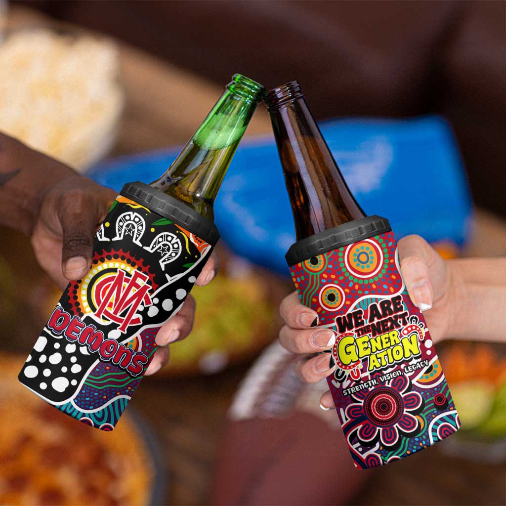 Demons AFL Celebrating 50 Years of Naidoc 4 in 1 Can Cooler Tumbler NAIDOC Week 2025 Aboriginal