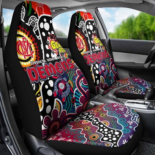Demons AFL Celebrating 50 Years of Naidoc Car Seat Cover NAIDOC Week 2025 Aboriginal