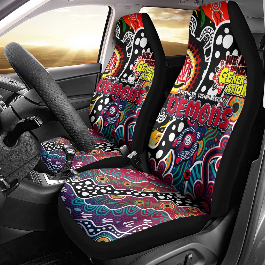 Demons AFL Celebrating 50 Years of Naidoc Car Seat Cover NAIDOC Week 2025 Aboriginal