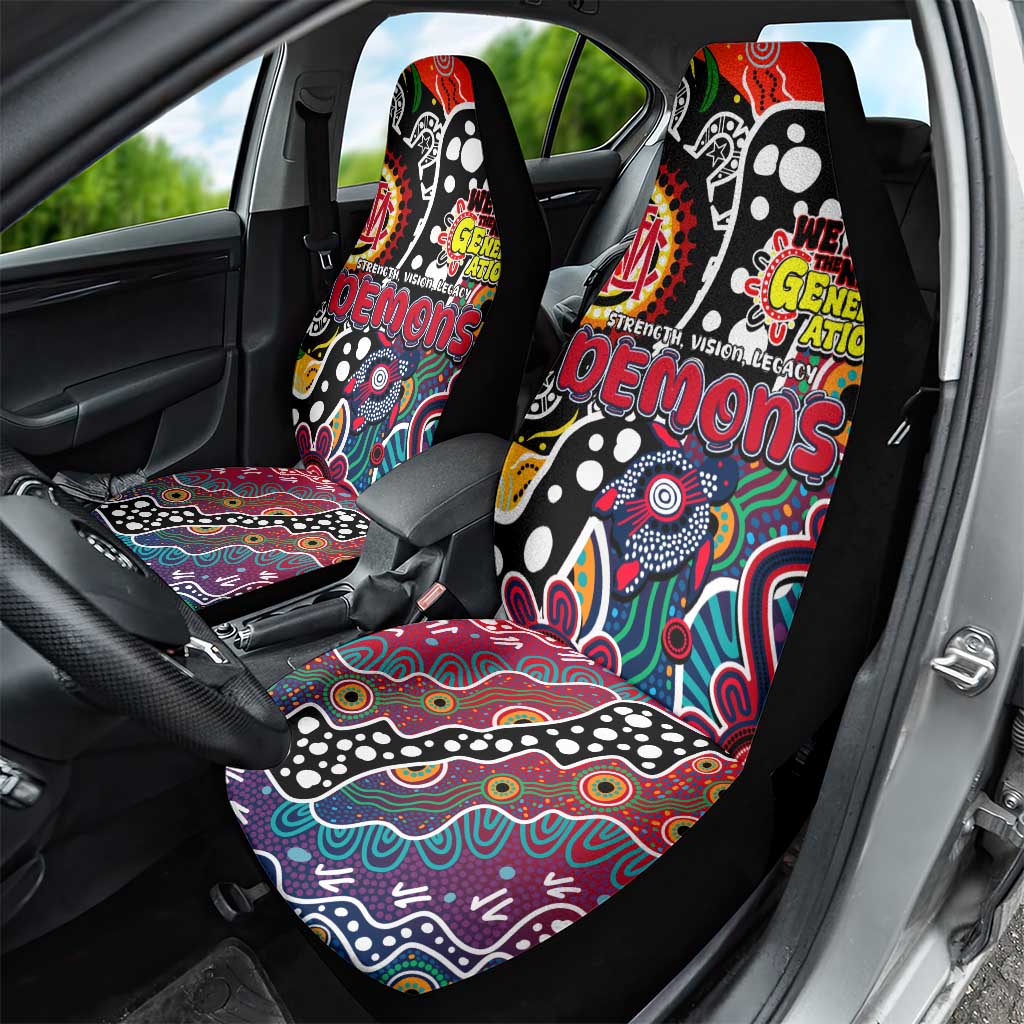 Demons AFL Celebrating 50 Years of Naidoc Car Seat Cover NAIDOC Week 2025 Aboriginal