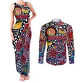 Personalised Demons AFL Celebrating 50 Years of Naidoc Couples Matching Tank Maxi Dress and Long Sleeve Button Shirt NAIDOC Week 2025 Aboriginal