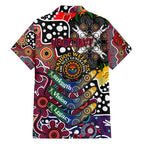 Personalised Demons AFL Celebrating 50 Years of Naidoc Family Matching Long Sleeve Bodycon Dress and Hawaiian Shirt NAIDOC Week 2025 Aboriginal