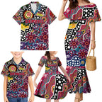Personalised Demons AFL Celebrating 50 Years of Naidoc Family Matching Mermaid Dress and Hawaiian Shirt NAIDOC Week 2025 Aboriginal