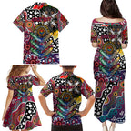 Personalised Demons AFL Celebrating 50 Years of Naidoc Family Matching Puletasi and Hawaiian Shirt NAIDOC Week 2025 Aboriginal