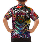 Personalised Demons AFL Celebrating 50 Years of Naidoc Family Matching Summer Maxi Dress and Hawaiian Shirt NAIDOC Week 2025 Aboriginal