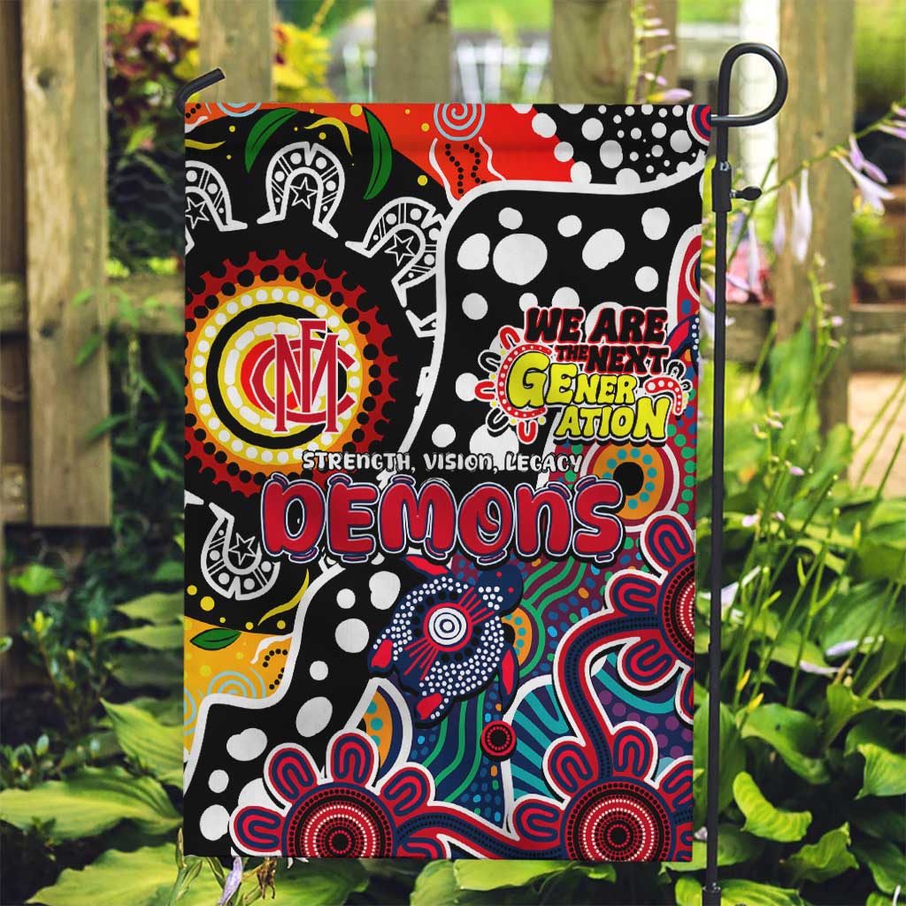 Demons AFL Celebrating 50 Years of Naidoc Garden Flag NAIDOC Week 2025 Aboriginal