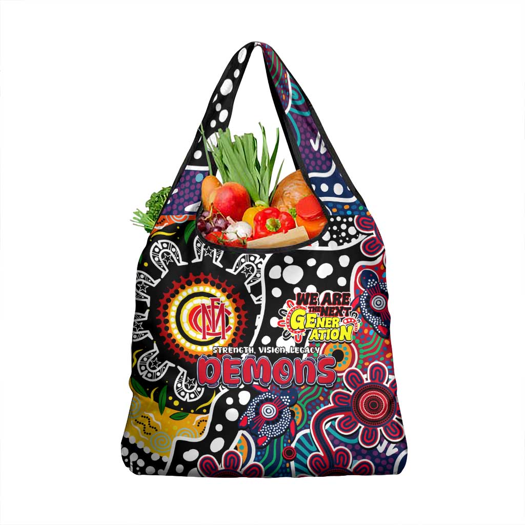 Demons AFL Celebrating 50 Years of Naidoc Grocery Bag NAIDOC Week 2025 Aboriginal