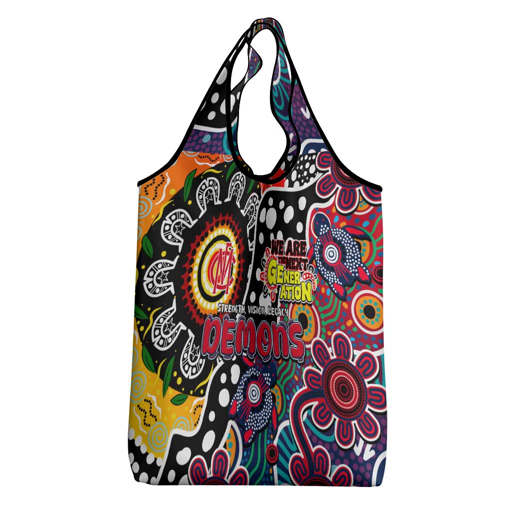 Demons AFL Celebrating 50 Years of Naidoc Grocery Bag NAIDOC Week 2025 Aboriginal