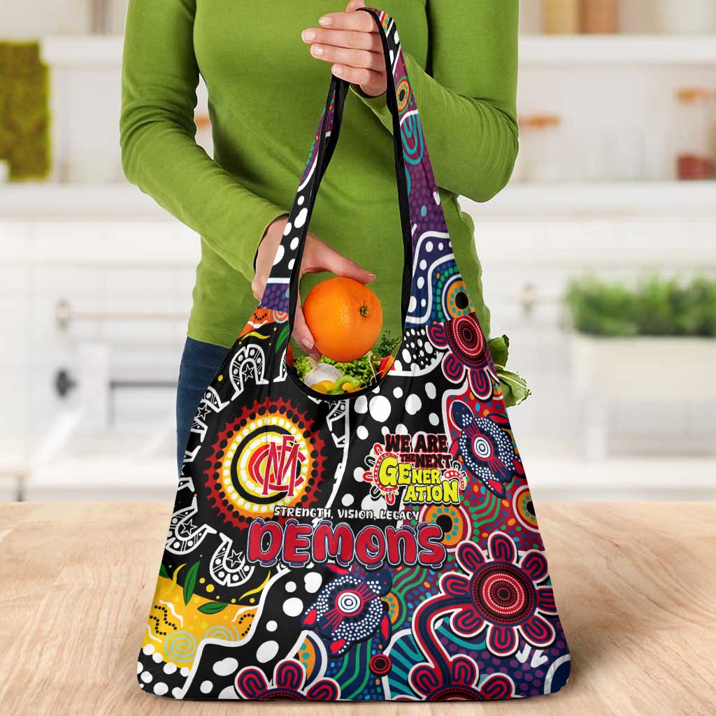 Demons AFL Celebrating 50 Years of Naidoc Grocery Bag NAIDOC Week 2025 Aboriginal
