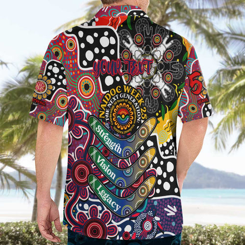 Personalised Demons AFL Celebrating 50 Years of Naidoc Hawaiian Shirt NAIDOC Week 2025 Aboriginal