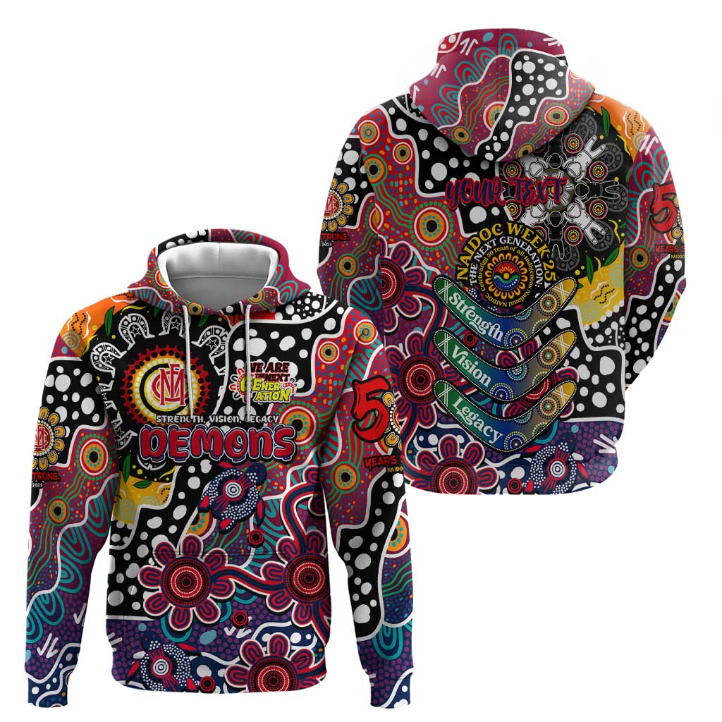 Personalised Demons AFL Celebrating 50 Years of Naidoc Hoodie NAIDOC Week 2025 Aboriginal