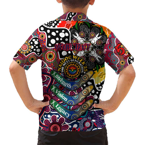 Personalised Demons AFL Celebrating 50 Years of Naidoc Kid Hawaiian Shirt NAIDOC Week 2025 Aboriginal
