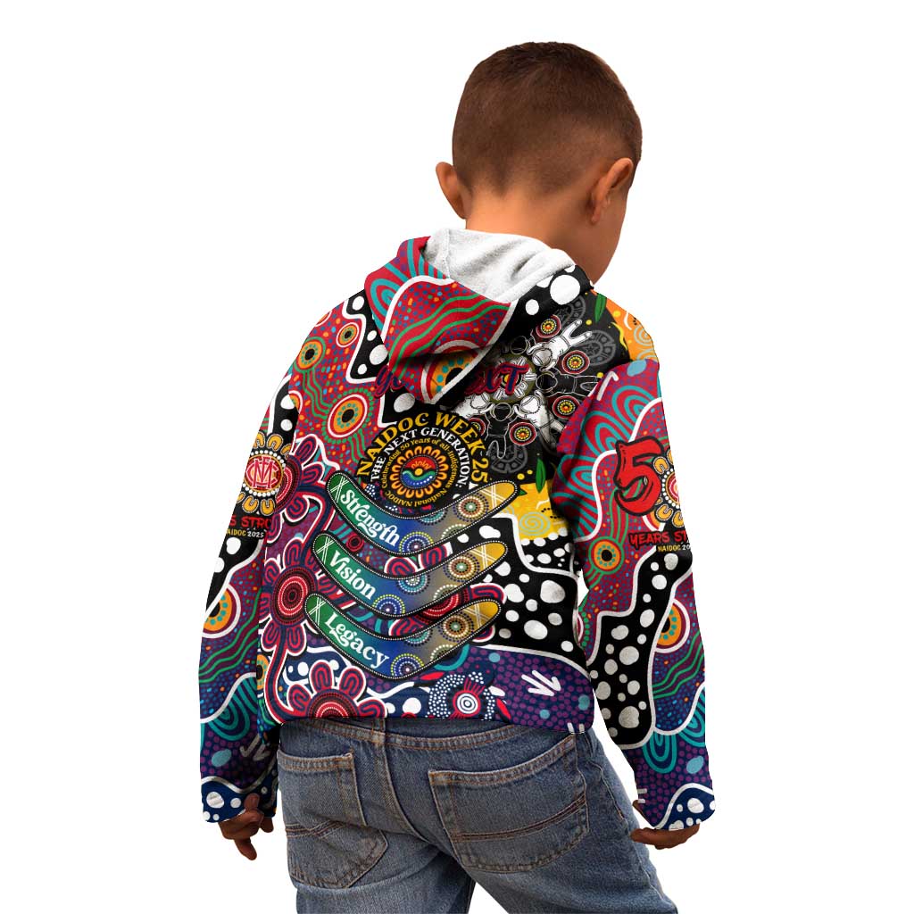 Personalised Demons AFL Celebrating 50 Years of Naidoc Kid Hoodie NAIDOC Week 2025 Aboriginal