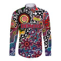 Personalised Demons AFL Celebrating 50 Years of Naidoc Long Sleeve Button Shirt NAIDOC Week 2025 Aboriginal