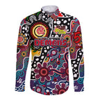 Personalised Demons AFL Celebrating 50 Years of Naidoc Long Sleeve Button Shirt NAIDOC Week 2025 Aboriginal