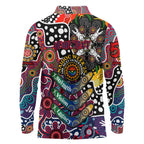Personalised Demons AFL Celebrating 50 Years of Naidoc Long Sleeve Polo Shirt NAIDOC Week 2025 Aboriginal