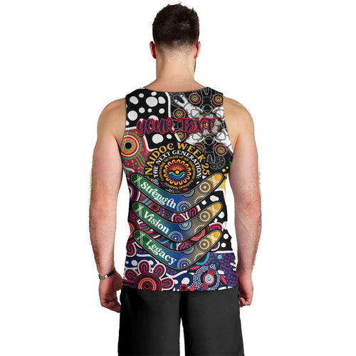 Personalised Demons AFL Celebrating 50 Years of Naidoc Men Tank Top NAIDOC Week 2025 Aboriginal