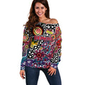 Personalised Demons AFL Celebrating 50 Years of Naidoc Off Shoulder Sweater NAIDOC Week 2025 Aboriginal