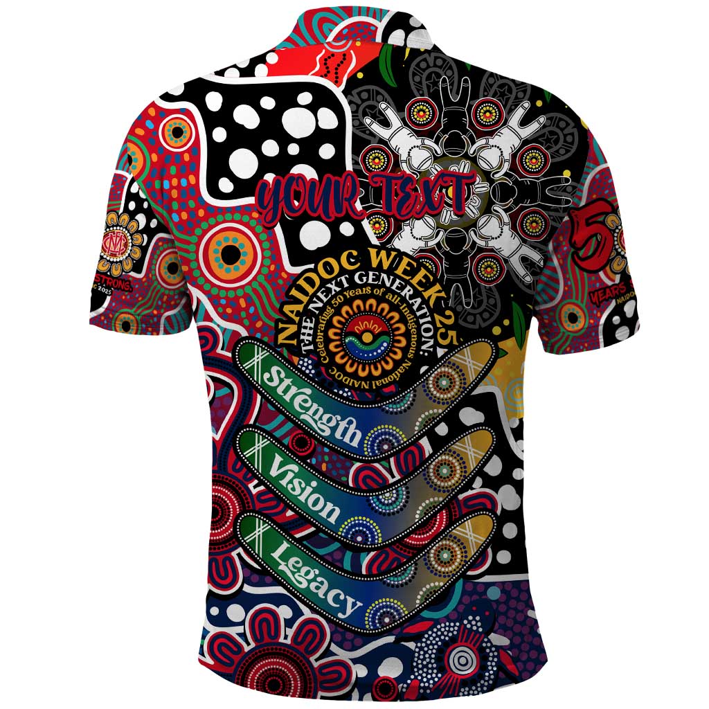Personalised Demons AFL Celebrating 50 Years of Naidoc Polo Shirt NAIDOC Week 2025 Aboriginal